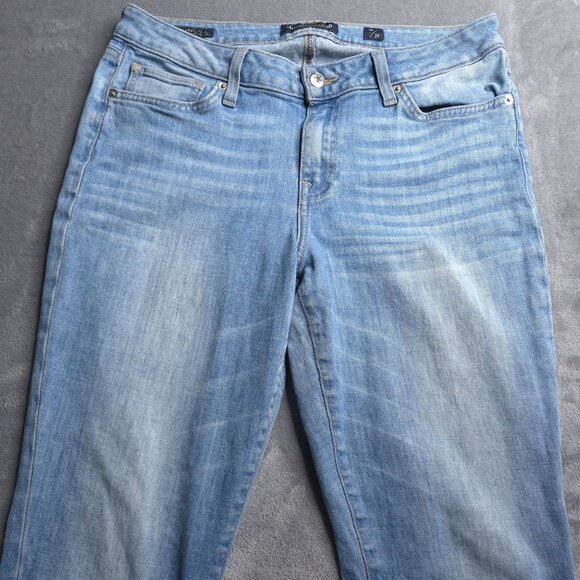 Lucky Brand Womens Lolita Skinny Ankle Jeans 10 Light Wash Mid Rise - Picture 5 of 10